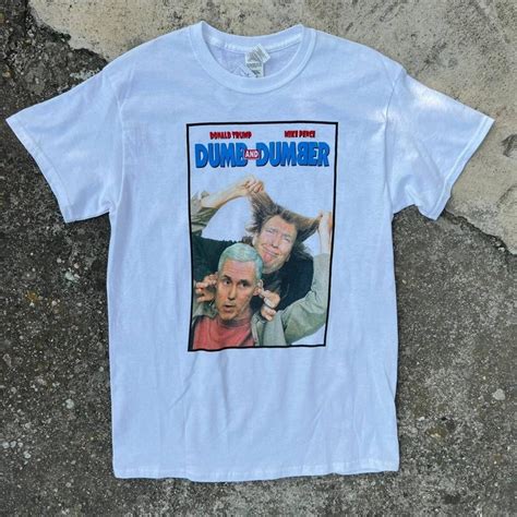 Vintage Dumb And Dumber Movie Film Tshirt Donald Trump Mike Pence Grailed