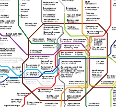 Moscow Metro Map On Behance
