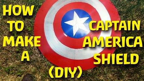 Make A Diy Captain America Shield Youtube