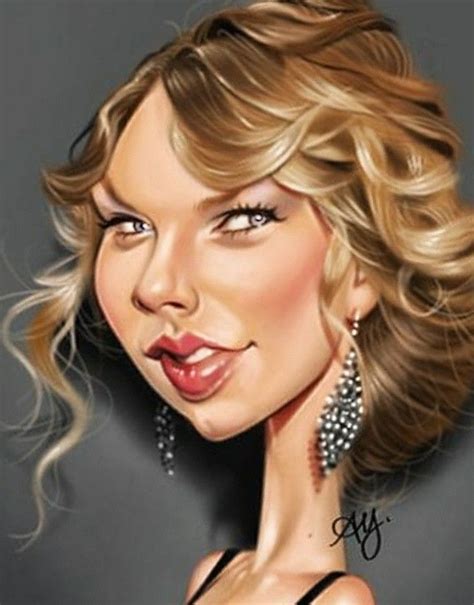 Taylor Swift Celebrity Caricatures Caricature Funny Caricatures