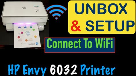 Hp Envy 6032 Setup Unbox Install Setup Ink Wifi Setup Connect 5ghz