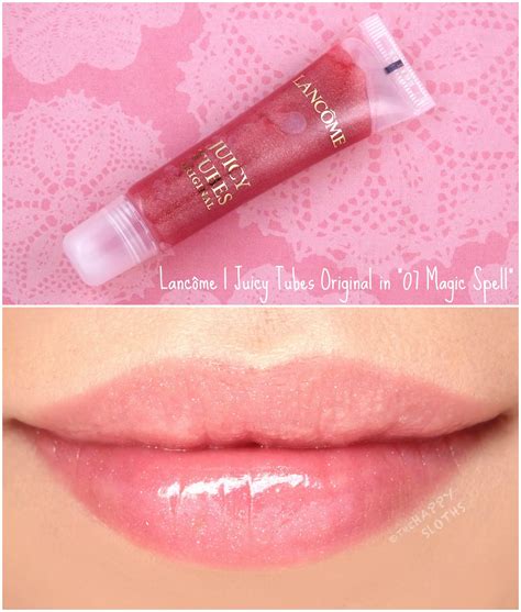 Lancome Juicy Tubes Original Lip Gloss Review And Swatches The