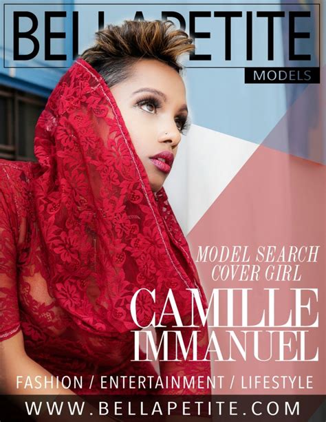 Bella Petite Cover Model Camille Immanuel Bella Petite