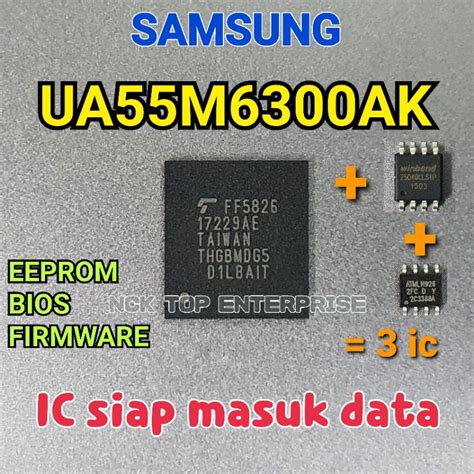Samsung Ua55m6300ak Ic Emmc 25q40 24c512 Eeprom Bios Firmware