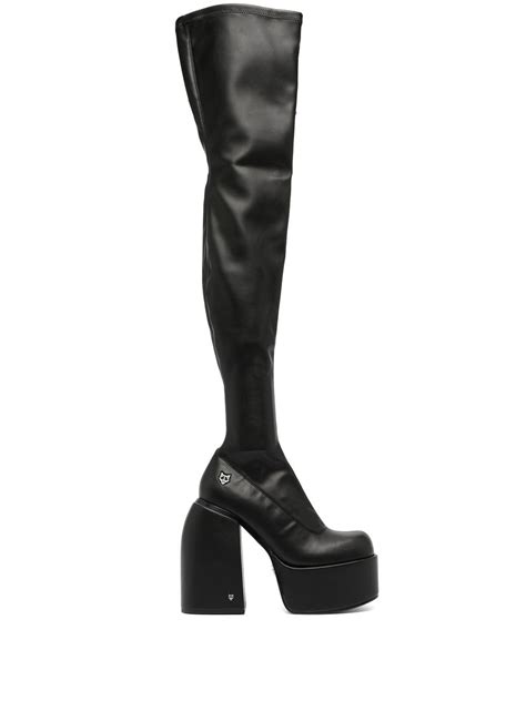 Naked Wolfe Juicy Thigh High Platform Boots Farfetch