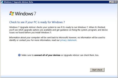 تحميل برنامج Windows 7 Upgrade Advisor مجانا للكمبيوتر أنظمة مايكروسوفت