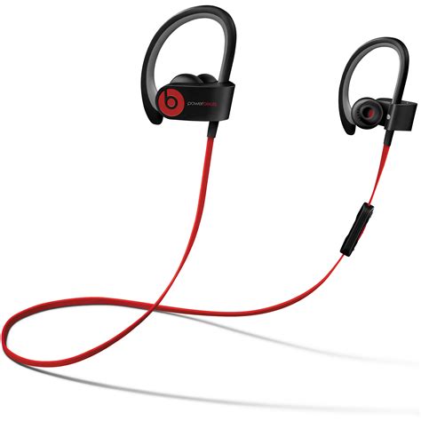 Beats By Dr Dre Powerbeats2 Wireless Earbuds Black Mhbe2ama