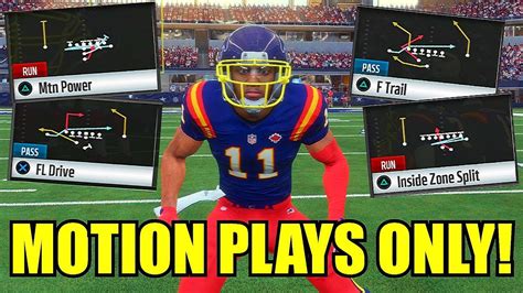 Motion Plays Only Challenge Madden 18 Ultimate Team Gameplay Youtube