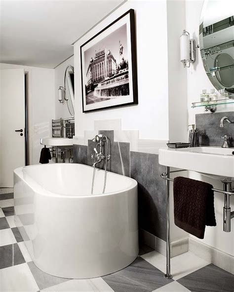 Bathroom décor on a budget is now more doable than ever with bargain shopping stores and repurposing. 15 Art Deco Bathroom Designs To Inspire Your Relaxing ...