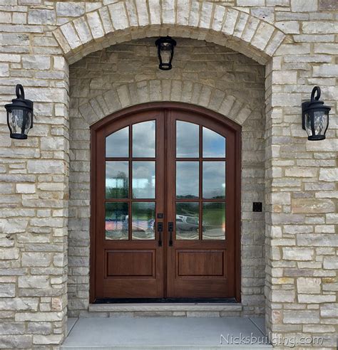 Trends For Arched Double Front Doors For Homes Pictures Andomphoto