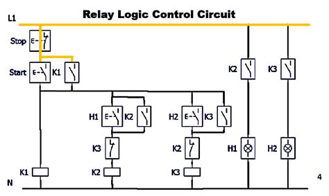Relay Logic Diagram Symbols Wiring Diagram Schemas