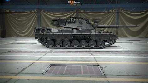Обои Leopard 1 Angar Tank World Of Tanks на рабочий стол