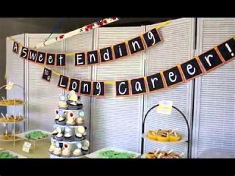 See more ideas about retirement parties, retirement, police retirement party. Retirement party decorating ideas - YouTube