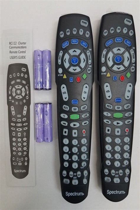 How to use spectrum remote to turn. $ 8.50 | Lot of 2 Spectrum RC122 TV Universal Remote ...