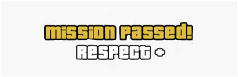 Respect Gta Gta Mission Passed Sticker By Markinspace