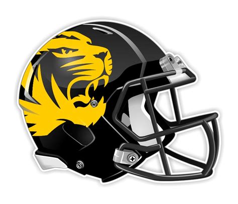 Missouri Tigers Mizzou Football Helmet Precision Cut Decal Sticker