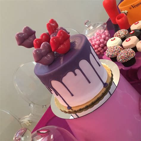 Kylie Jenner Inspired Birthday Cake On Land Of Nod Pink Metal Shade