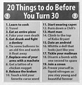 30 Things to Do Before You Turn 30 - Blush & Pine