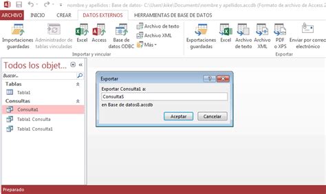 C Mo Exportar Datos En Access De Una Base De Datos A Otra Aprende C Mo Hacerlo