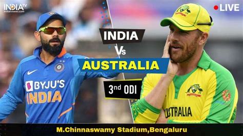 India Vs Australia Live Streaming 3rd Odi Ind Vs Aus Stream Live