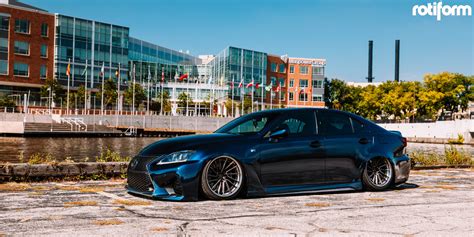 Speed Off In This Lexus Is F With Rotiform Wheels