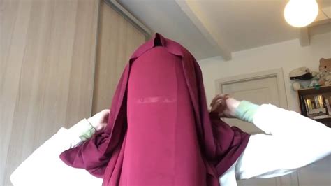 Niqab Tutorial With Eye Veil Eye Cover Youtube