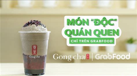 Grabfood X Gongcha Món Độc Quán Quen Thiết Quan Âm Nếp Cẩm Youtube