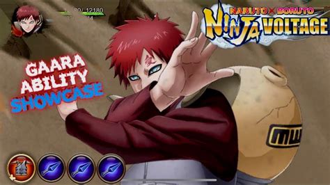 Gaara Allied Shinobi Force Commander Ability Showcase Naruto X