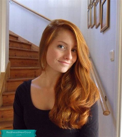 Sexy Flowing Red Hair Beautiful Redhead Next Door