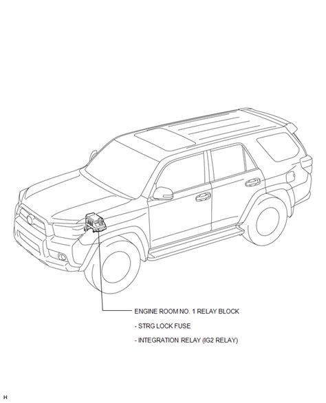 Toyota 4runner Parts Location Steering Lock System Service Manual