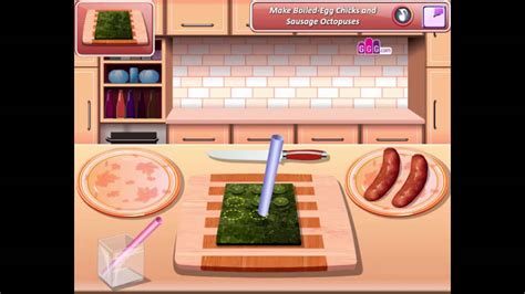 Cooking Game Video Saras Cooking Class Bento Box Youtube