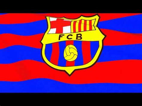 Flag of barcelona crown of aragon coat of arms, fc. FC Barcelona Flag Waving - Football Club Barcelona ...