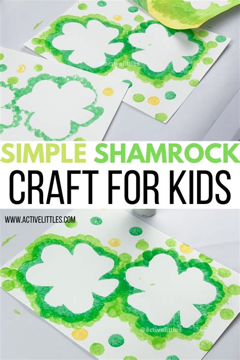 Simple Shamrock Craft For Kids Active Littles