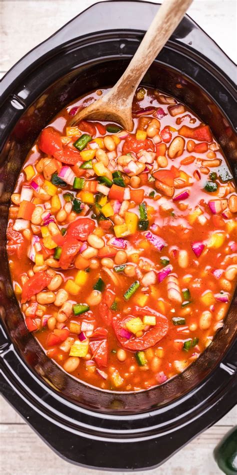 Slow Cooker Vegetarian Chili The Magical Slow Cooker