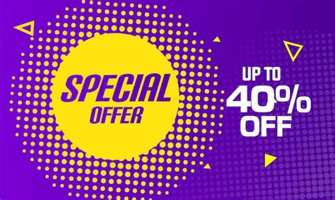 Premium Vector Special Offer Banner