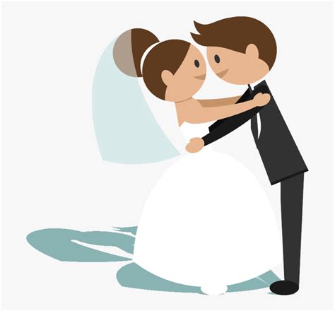 Clipart Bride And Groom Animation Marriage Bride And Groom Emoji Hd