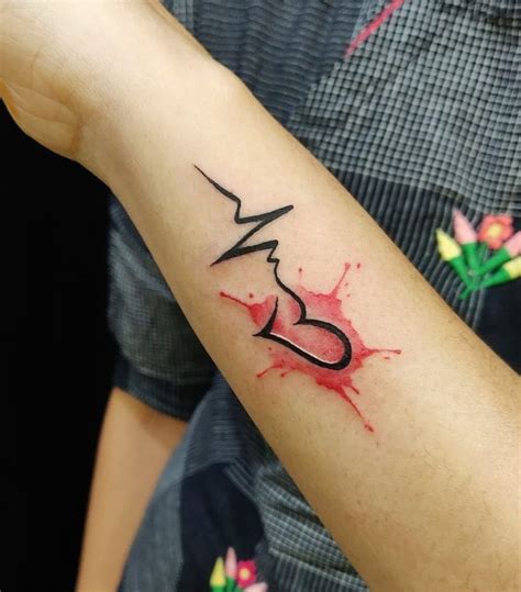 25 heartbeat tattoo ideas you will instantly fall in love with tikli