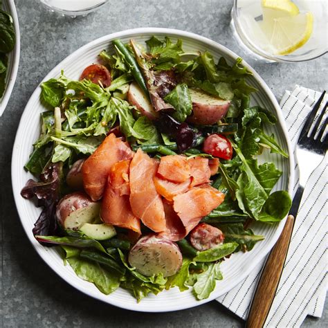 Smoked Salmon Salad Nicoise Recipe Eatingwell