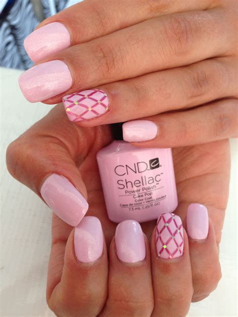Shellac Cake Pop N Sultry Sunset Nail Art Cnd