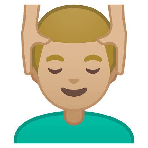Man Getting Massage Emoji Clipart Free Download Transparent Png