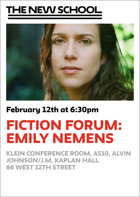 Fiction Forum Emily Nemens