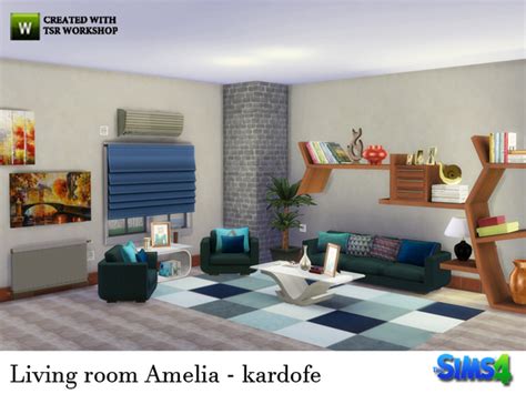 Living Room Amelia By Kardofe At Tsr Sims 4 Updates
