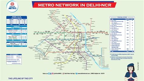 Delhi Metro Train Timings Stations Route Map June