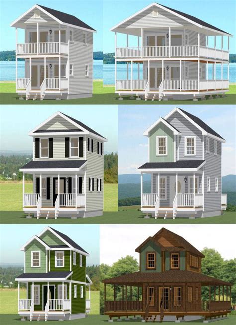 12x20 Tiny Houses Pdf Floor Plans Building Plans House Cabin