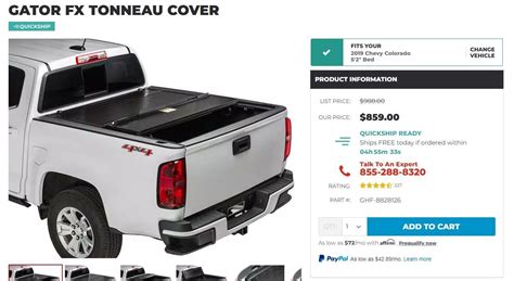 New Gator Fx Tonneau Cover For 2015 2022 Coloradocanyon 52ft Bed