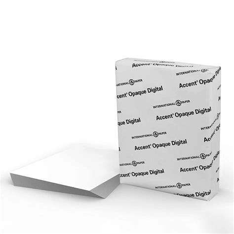 Accent Opaque White Cardstock Paper 65lb Cover 176 Gsm 85 X 11 Card