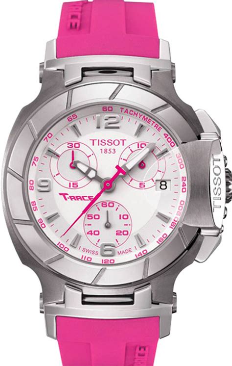 reloj tissot t race lady t048 217 17 017 01 para mujer pulso goma rosa cronografo supershop
