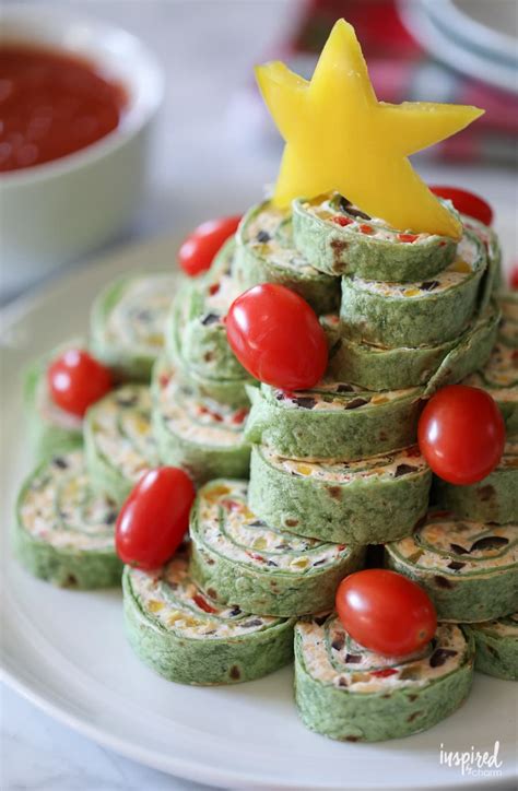 Here are 12 of our favorite christmas appetizer recipes. Tortilla Roll-Ups with Salsa - Christmas Appetizer Recipe