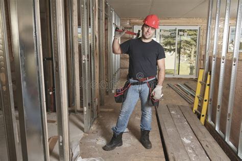 A Construction Men Working Stock Photo Image Of Smiling 51186038