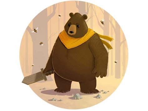 40 Funny Bear Illustration You Must See Lazy Bear Bear Artwork